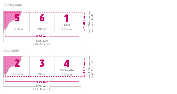 Druckhelden Ch Flyer Gefalzt Din A5 Bilderdruck Glanzend 135 G